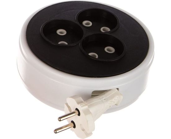 Бытовой удлинитель UNIVersal У6-004 рулетка ШВВП 2*0,75 3гн. 5м 9634578 