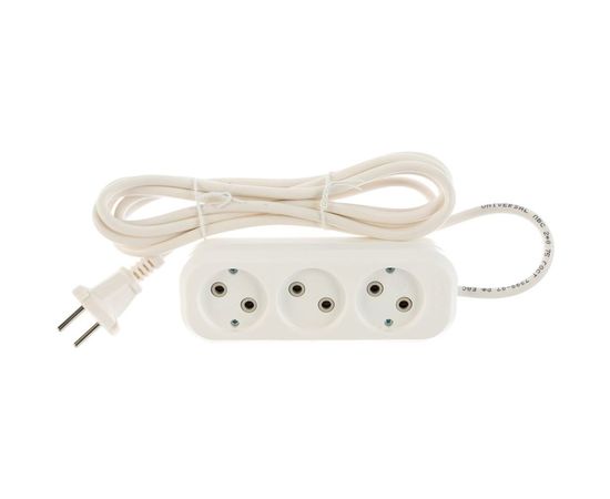 Удлинитель У6-639 М ПВС 2x0,75 3гн. 3м UNIVersal 639М-03 – изображение 2