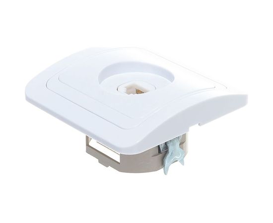 Компьютерная розетка UNIVersal Валери белая В0035 – изображение 4