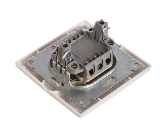 Одноклавишный выключатель, белый UNIVersal Севиль С0021 – изображение 3