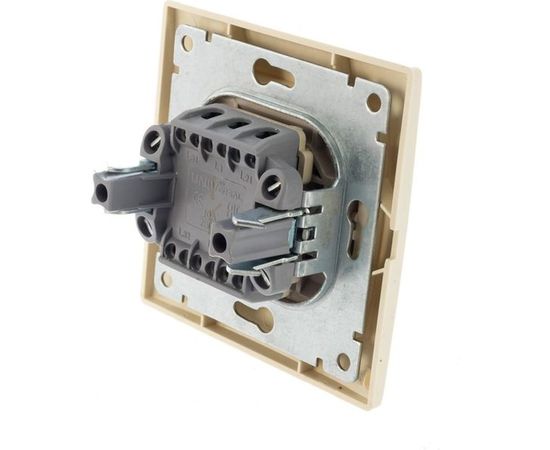 Выключатель с подсветкой, 1 клавиша UNIVersal Севиль слоновая кость ivory Б-С0121 – изображение 3