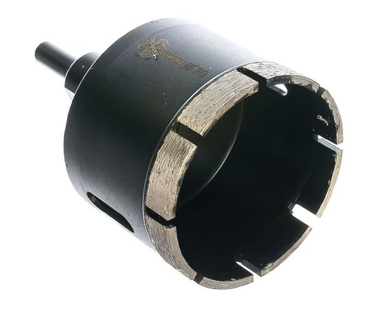 Коронка алмазная по керамограниту, серебряная пайка (70 мм) TRIO-DIAMOND GCB769 – изображение 2