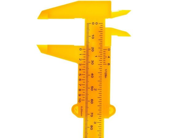 Штангенциркуль VOREL 150мм, пластиковый 15120 – изображение 6