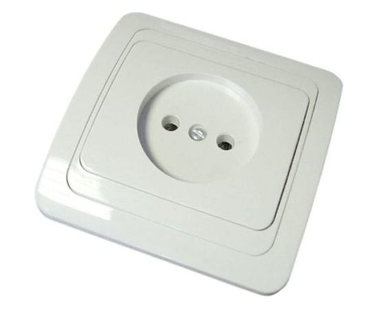 Розетка UNIVersal Валери б/з белая В0022 – изображение 5