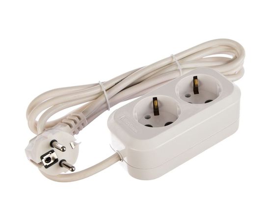 Бытовой удлинитель UNIVersal Е-302 ПВС 3*1 2гн. с/з 2м 9631972 – изображение 2