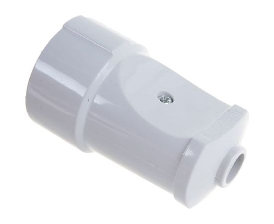 Штепсельное гнездо с/з, белое 16А 250В UNIVersal А102 – изображение 4