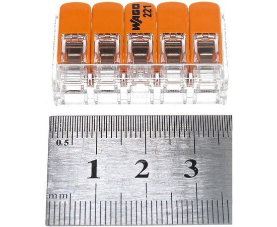 Клеммы WAGO 15шт 221-615 – изображение 3