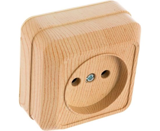 Розетка UNIVersal Олимп б/з сосна 5560896 – изображение 3