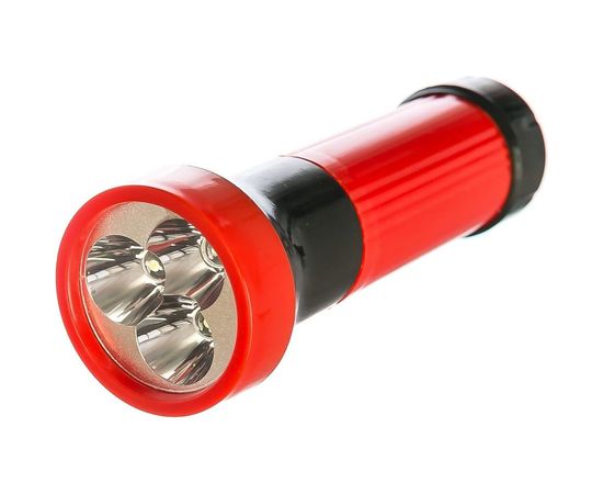 Фонарь Ultraflash 3002-ТН красный, 3LED, 1 режим, 3XR03 11783 – изображение 2