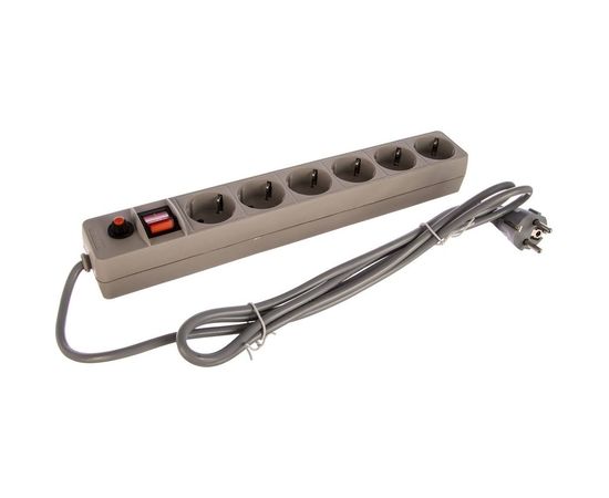 Сетевой фильтр ПВС 3*0,75 серый 1,8м UNIVersal 967U-5001 – изображение 2