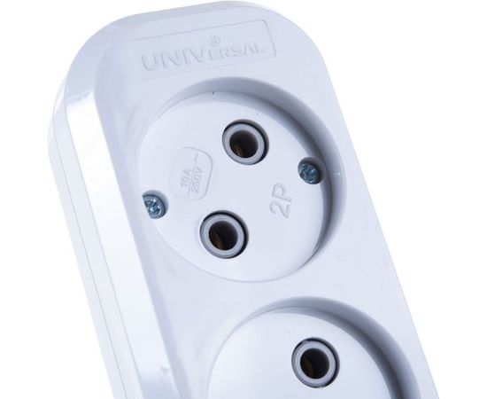 Колодка UNIVersal 6 гнезд, б/з AБС-пластик E206 – изображение 7