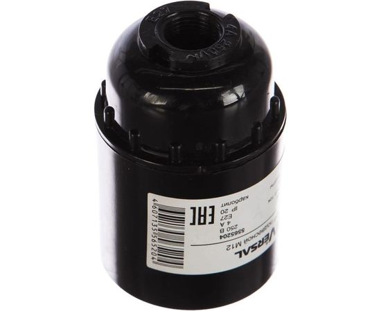 Патрон Е27 карболитовый подвесной М12 4А 250В c этикеткой UNIVersal 5565204 – изображение 5