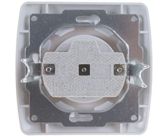Розетка UNIVersal Маргарита б/з белая М0022 – изображение 3