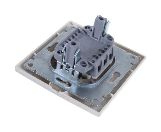 Выключатель, 1 клавиша UNIVersal Севиль слоновая кость ivory Б-С0021 – изображение 2