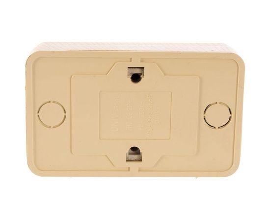 Розетка 2-м UNIVersal Олимп б/з сосна 5560858 – изображение 2