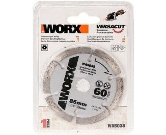 Пильный диск алмазный 85x1.2x15 мм WORX WA5038 – изображение 2