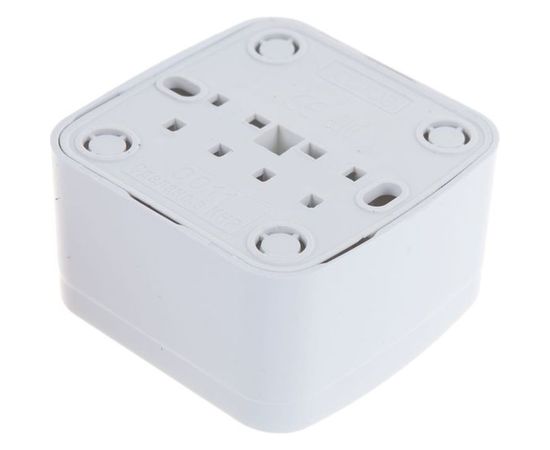 Розетка без заземления, белая UNIVersal Электра 0011 – изображение 3