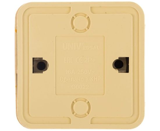 Розетка UNIVersal Олимп б/з сосна 5560896 – изображение 2