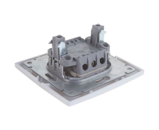 Двухклавишный выключатель, белый UNIVersal Севиль С0023 – изображение 2