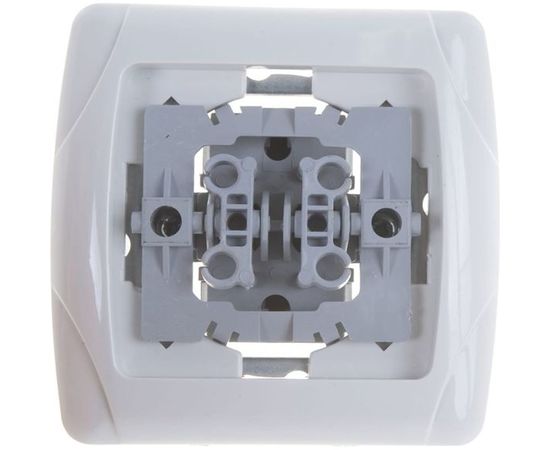 Выключатель UNIVersal Маргарита 2 клавиши, белый М0023 – изображение 2