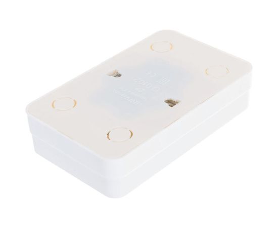 Двойная розетка без заземления, белая UNIVersal Олимп О0102 – изображение 2