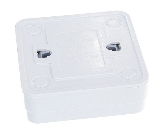 Одноклавишный выключатель с подсветкой, белый UNIVersal Олимп О0121 – изображение 4