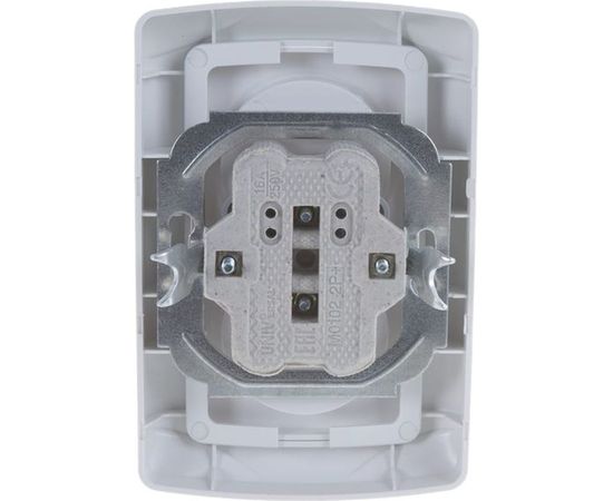 Выключатель UNIVersal Олимп 1 клавиша, проходной, сосна 5560803 – изображение 2