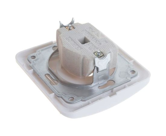 Розетка UNIVersal Валери б/з белая В0022 – изображение 3