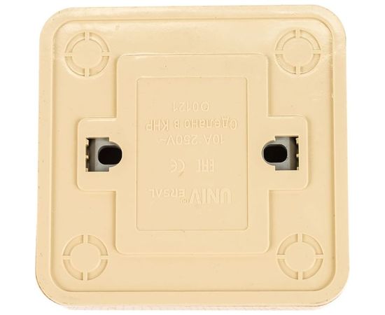 Выключатель UNIVersal Олимп 1 клавиша, с подсветкой, сосна 5560827 – изображение 2