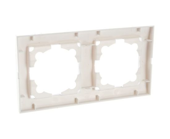 Двухместная горизонтальная рамка, белая UNIVersal Бриллиант 7947465 – изображение 2