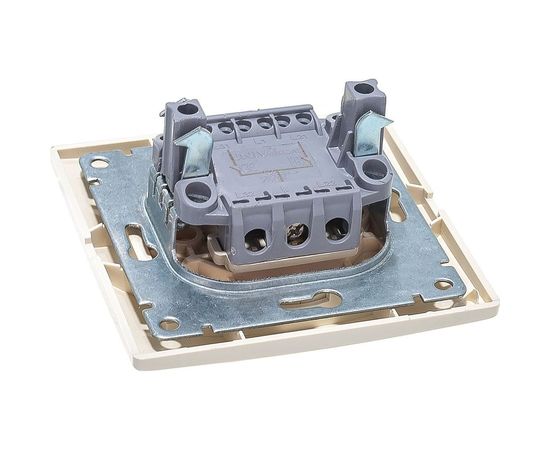 Выключатель, 2 клавиши UNIVersal Севиль слоновая кость ivory Б-С0023 – изображение 2