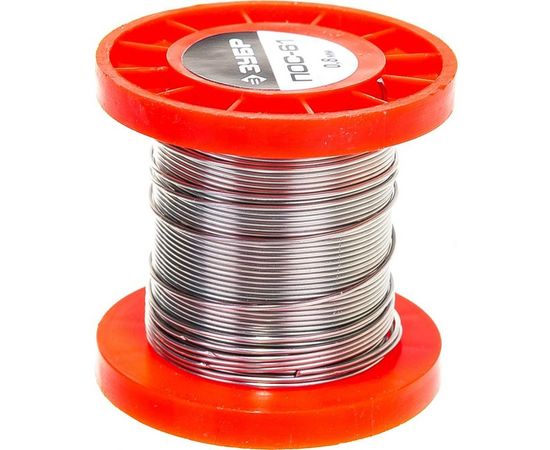 Припой ПОС 61 (0.8 мм; 50 г; проволока) Зубр 55450-050-08 