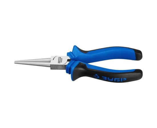 Круглогубцы Зубр БУЛЬДОГ особостойкое спец. покрытие Н12Х1 никель/хром, 160 мм, Профессионал 2201-8-16_z02 