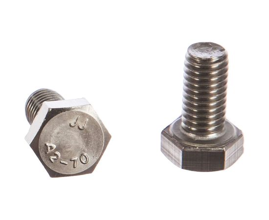 Болт ГОСКРЕП DIN 933 с шестигр. гол. с полн. рез. 8х16 нержав. сталь 6 шт. 10-0015260 