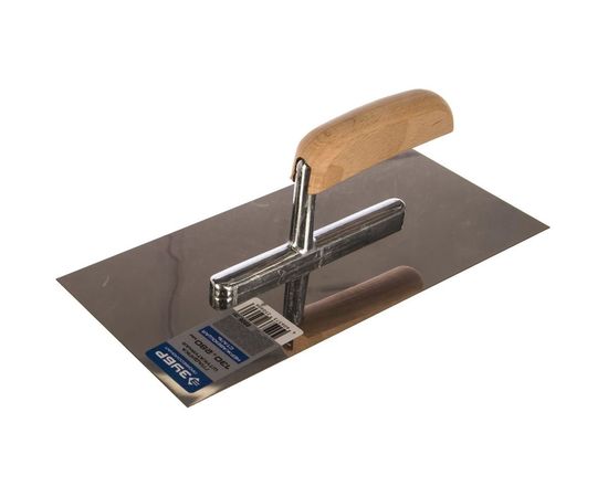 Нержавеющая гладилка Зубр "ПРОФЕССИОНАЛ" с деревянной ручкой, 130x280мм 0806_z01 0806_z01 