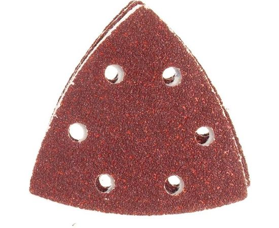 Треугольник шлифовальный универсальный 5 шт. (93х93х93 мм; Р40) "МАСТЕР" Зубр 35583-040 