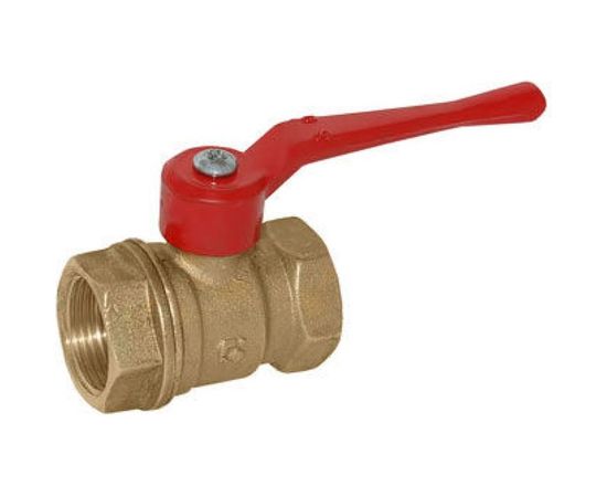 Шаровой кран БАЗ 11Б27п1 Ду25, А30 вр/вр, рычаг, латунь 00-00002289 