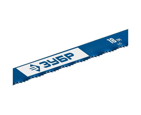 Полотно пильное по металлу (300 мм; 18 TPI; быстрый рез) Зубр 15855-18 