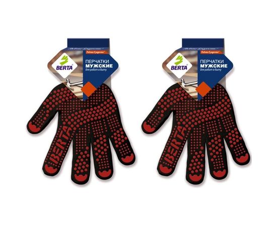 Рабочие перчатки х/б с ПВХ БЕРТА 191 
