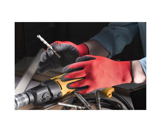 Нейлоновые рабочие перчатки с рельефным латексным обливом БЕРТА 280 – изображение 5