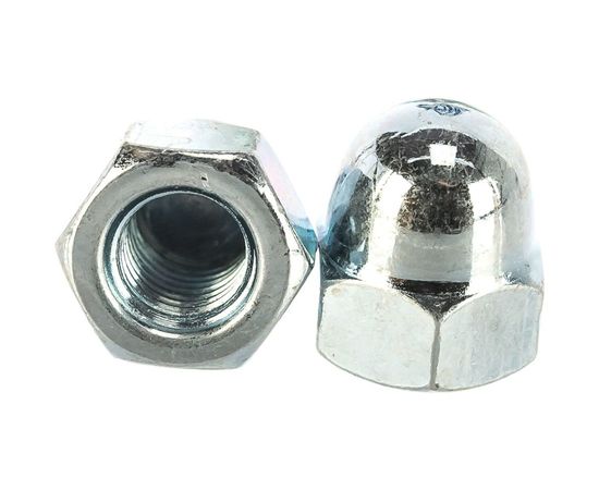 Колпачковая гайка ЕВРОПАРТНЕР DIN1587 ZN M8 16шт. 12 0462 1 – изображение 3