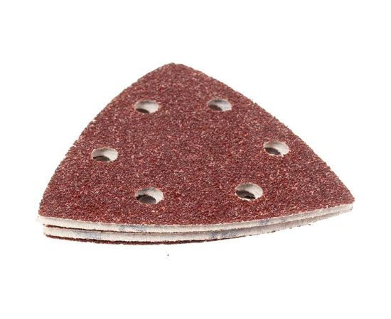 Треугольник шлифовальный универсальный 5 шт. (93х93х93 мм; Р40) "МАСТЕР" Зубр 35583-040 – изображение 2