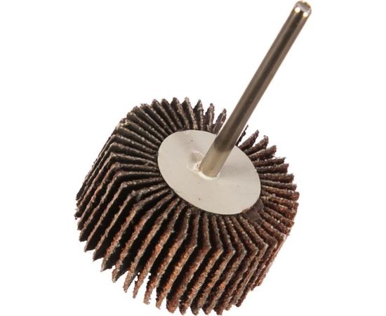 Круг шлифовальный веерный лепестковый МАСТЕР (15х30 мм; P60; тип КЛО) Зубр 36600-060 – изображение 3