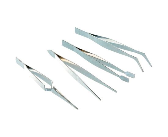 Пинцеты, нержавеющая сталь, прямой, 120мм ЗУБР 22215-H4 – изображение 4