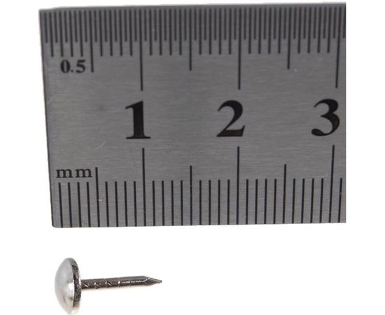 Мебельный гвоздь ЕВРОПАРТНЕР 20 1/3 никель 40 шт. 13 3046 11 – изображение 3