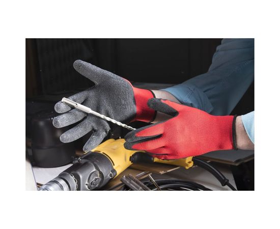 Нейлоновые рабочие перчатки с рельефным латексным обливом БЕРТА 280 – изображение 2