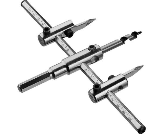 Сверло-балеринка МАСТЕР по дереву (двухрезцовое, 40-200 мм, глубина 30 мм) Зубр 29440-200 – изображение 3