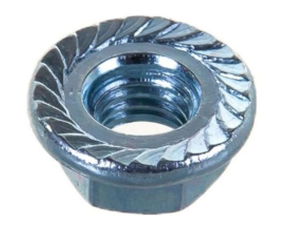 Фланцевая гайка с зубцами ЕВРОПАРТНЕР DIN6923 Zn M5 20шт. 12 0457 1 – изображение 5