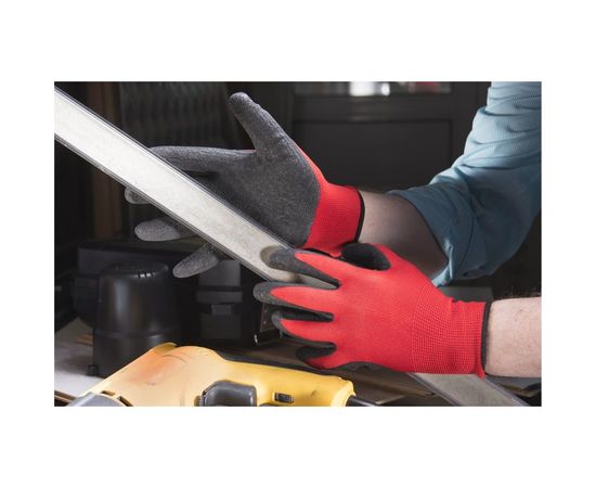 Нейлоновые рабочие перчатки с рельефным латексным обливом БЕРТА 280 – изображение 3