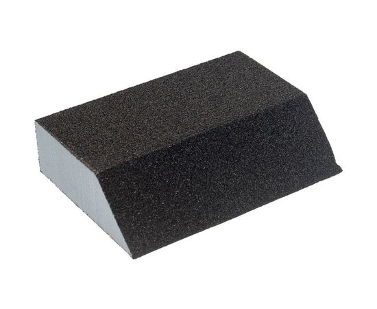 Губка шлифовальная "МАСТЕР"(100х68х42х26 мм; Р120) Зубр 35613-120 – изображение 2